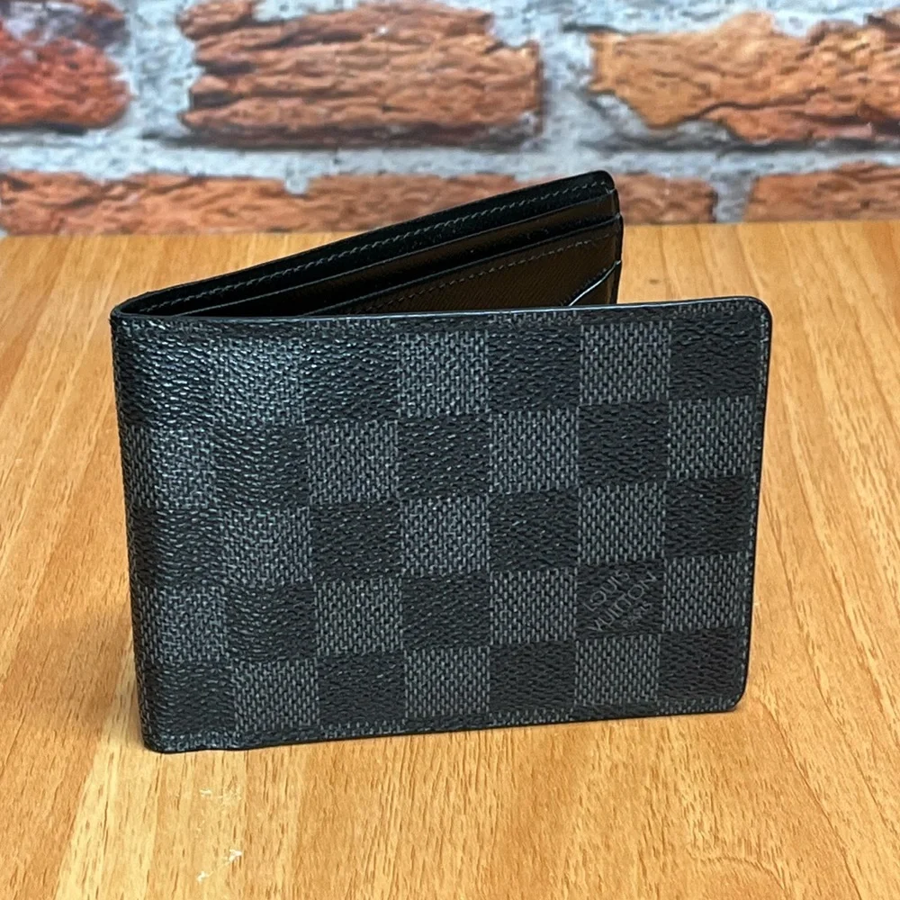 Sold- Louis Vuitton Multiple Wallet Damier Graphite - Picture 2 of 14